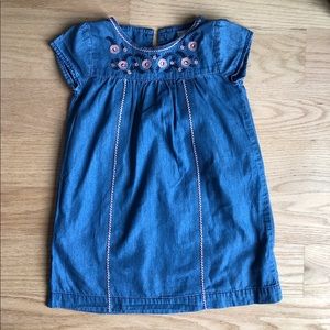 Blue Oshkosh embroidered dress